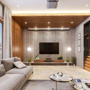 Concrete Hues Livingroom Design